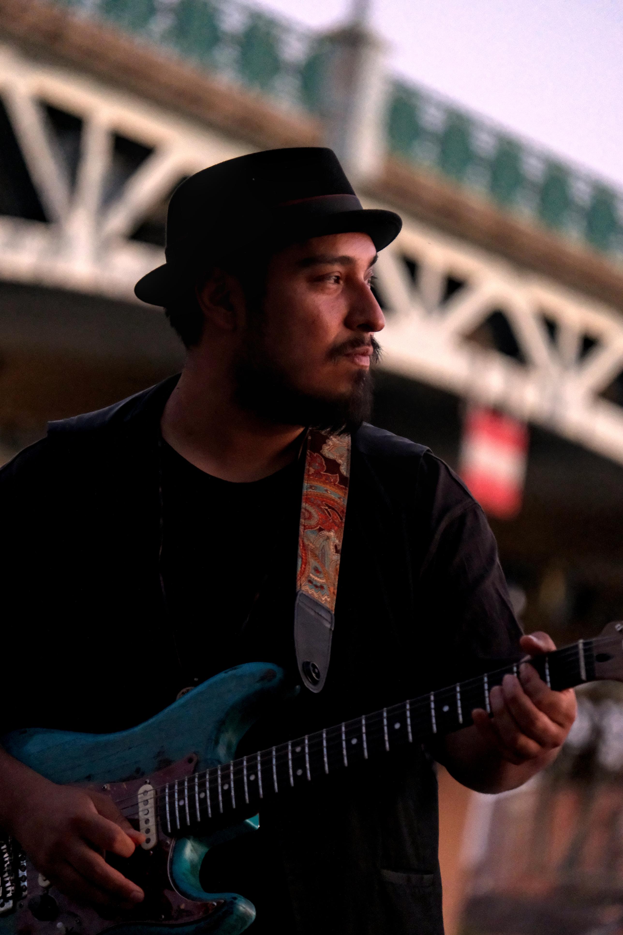 photo concert, bords de Garonne, Toulouse, Nokta Simio, Julien Franck